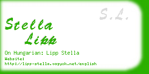 stella lipp business card